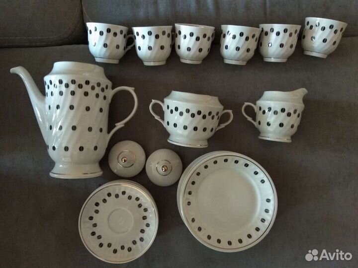 Кофейный сервиз Рига. Новый