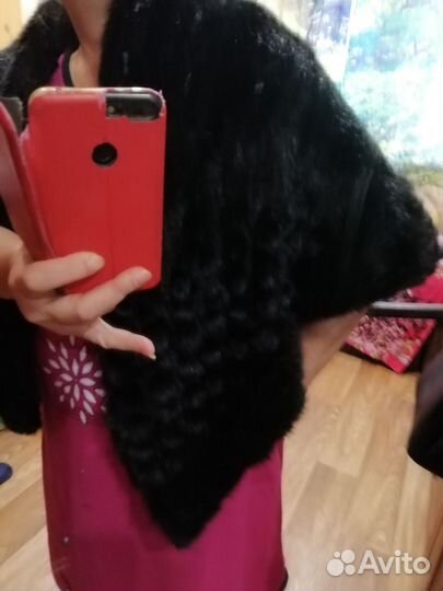 Палантин из норки, горжетка, платок