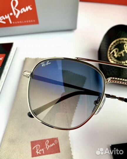 Очки ray ban frank голубые