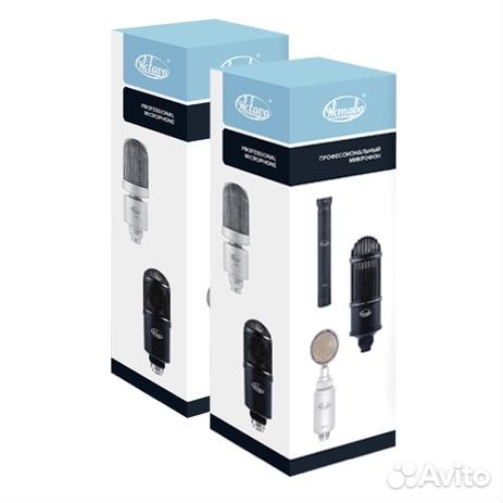 Микрофон Октава МК-012-10 (стереопара, черный, в к