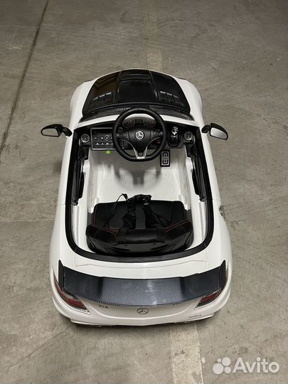 Электромобиль mercedes amg sls, детский, мерседес