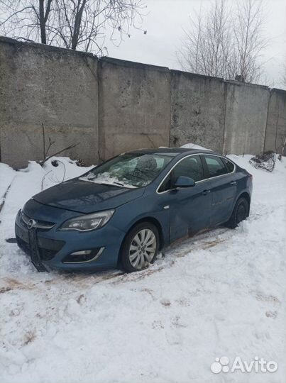 Подушка двс передняя Opel Astra J A16XER 2013