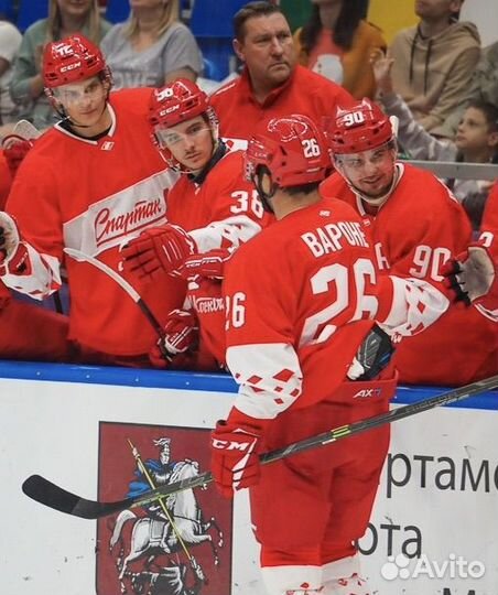 Хк Спартак Москва игровой свитер