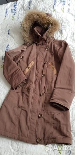 Куртка - парка коричневая женская, ветровка лето г