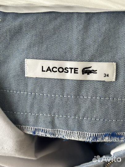 Хлопковые шорты Lacoste