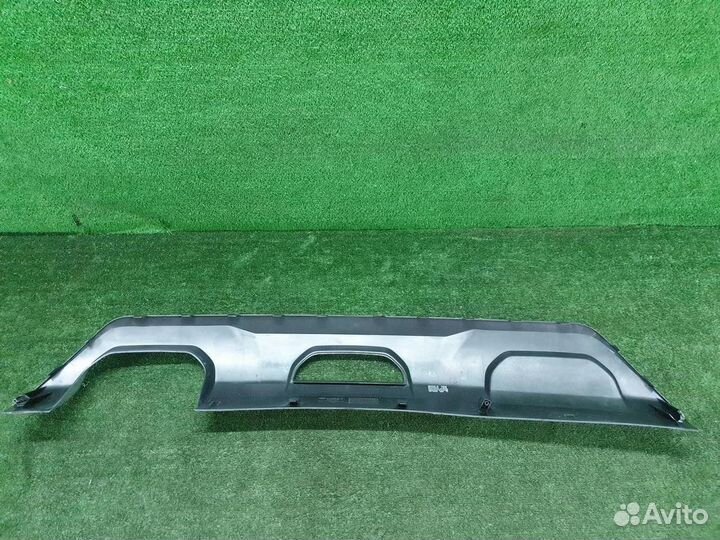 Накладка юбки заднего бампера Kia Rio 4 X (2020-н