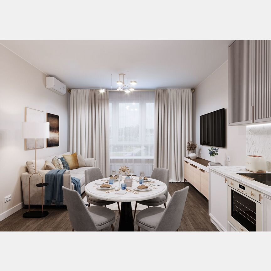 4-к. квартира, 109,6 м², 14/17 эт.