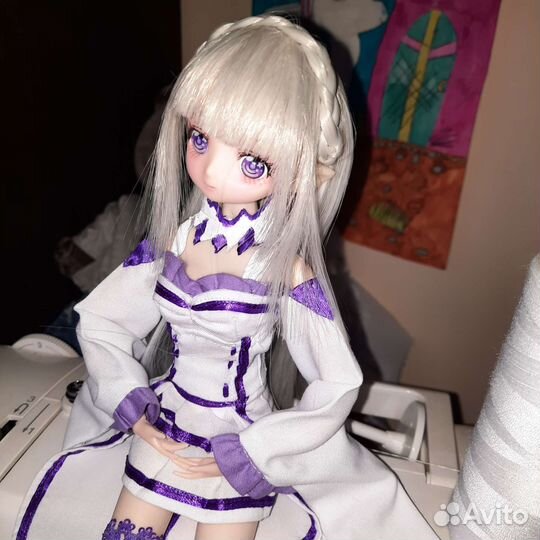 Эмилия кукла аниме шарнирная, Z жизнь с нуля