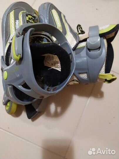 Коньки роликовые ролики Denton powerflex размер 34