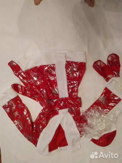 Костюм новогодний Деда Мороза