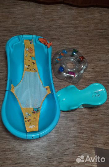 Детская ванночка для купания с горкой