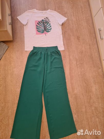 Костюм брюки и футболка 44-46