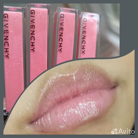 Givenchy gloss interdit блеск 01 нежный розовый