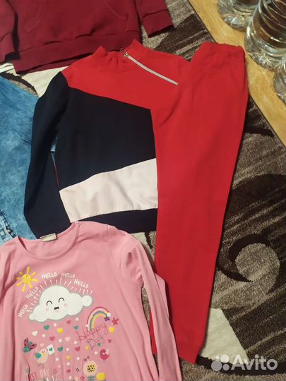 Вещи пакетом на девочку 146