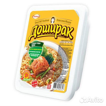 Лапша быстрого приготовления Доширак Кимчи 90г