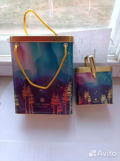 Жестяные коробки подарочные