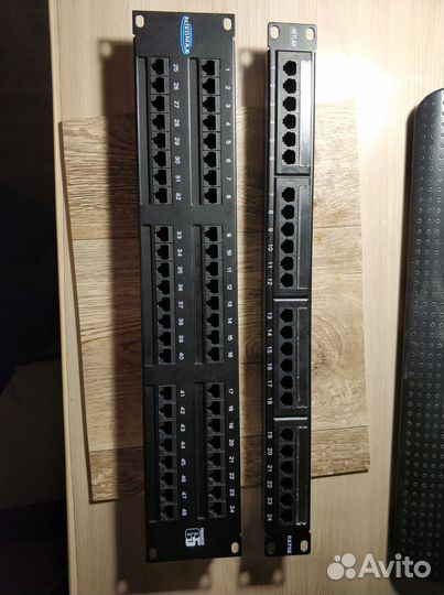 Патч-панель 24 Патч-панель 48