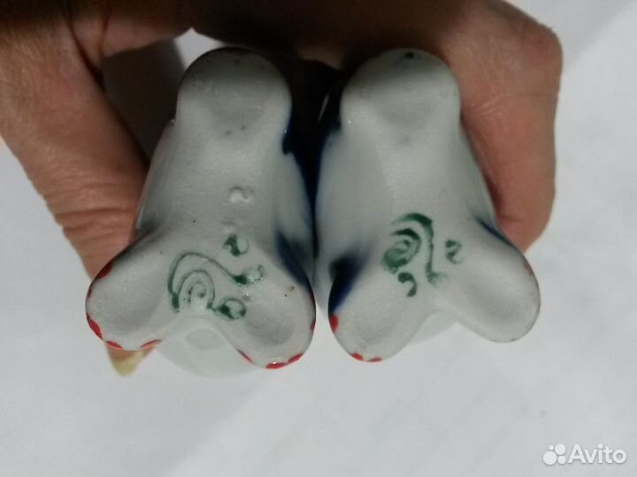 Графин и шесть рюмок Рыбки (Полоне зхк (УССР)