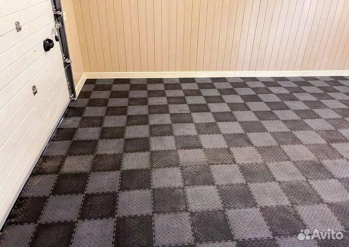Модульный пол для гаража