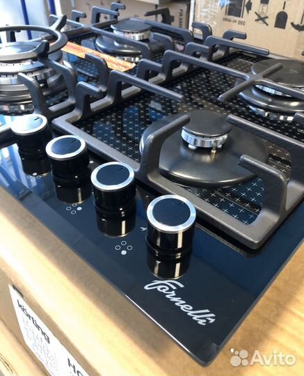 Газовая поверхность Fornelli на стекле новые