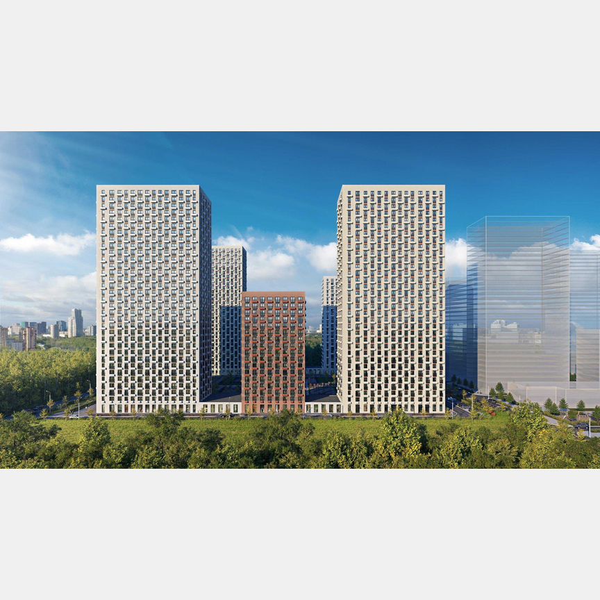 3-к. квартира, 71,9 м², 2/33 эт.