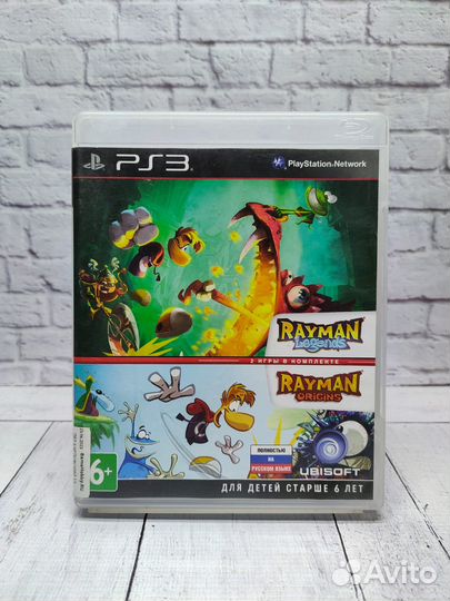 Rayman Legends / Rayman Origins (PS3, бу)