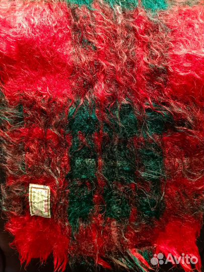 Шарф мужской, мохеровый, винтаж