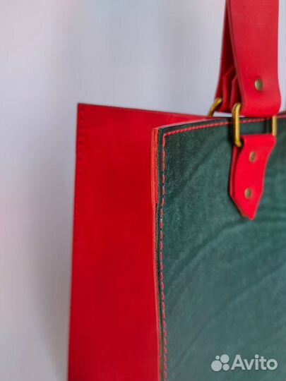 Сумка шоппер натуральная кожа новая