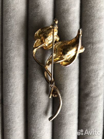 Брошь винтаж чехословакия