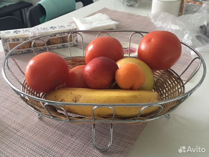 Ваза плетеная, для фруктов и овощей