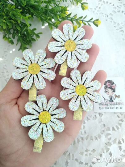 Заколки, бантики, резинки, ободки, школьные бантик