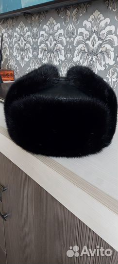 Норковая шапка мужская