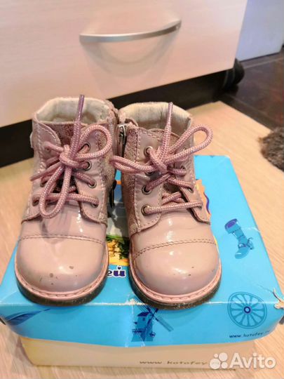 Ботинки осень весна для девочки р 20