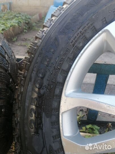 Диски r17 с зимней резиной