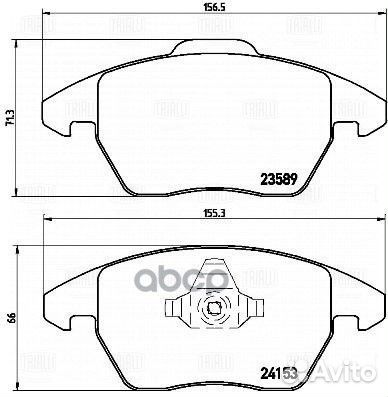 Колодки тормозные citroen C4/peugeot 207/307/30