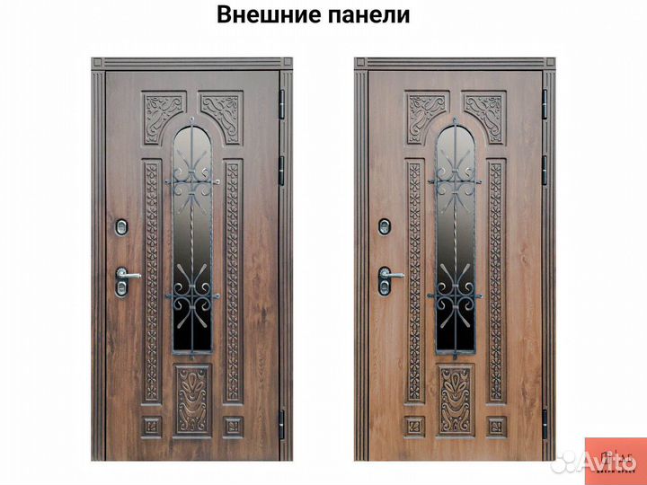 Дверь с окном Лацио терморазрыв