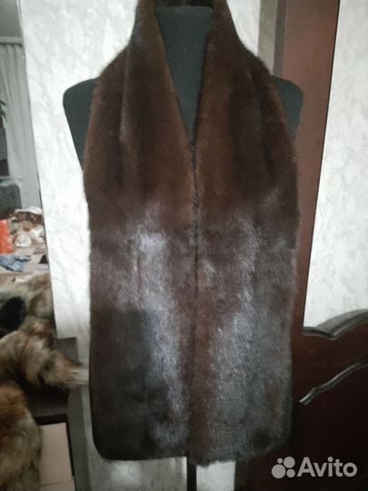 Шарф из меха норки