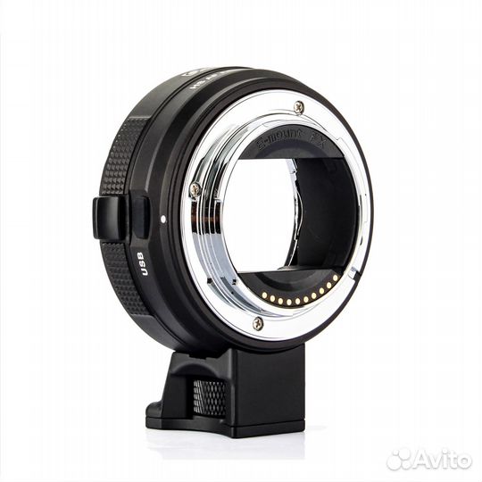 Commlite CM-EF-E HS с оптики Canon EF/EF-S