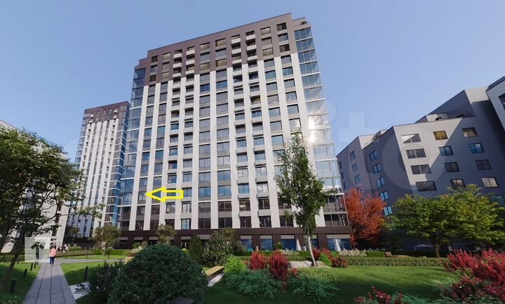 2-к. квартира, 58,4 м², 4/17 эт.