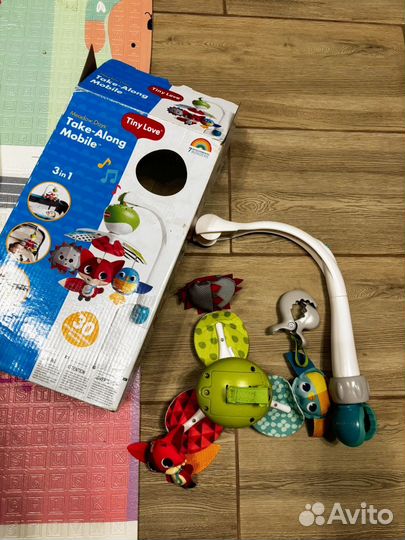 Мобиль 3 в 1 take along Tiny Love