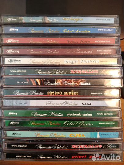 CD диски разных исполнителей