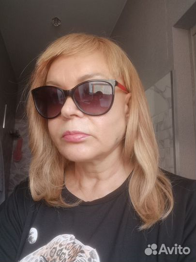 Парик из натуральных волос блонд длинный