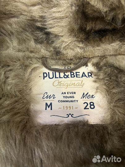 Дубленка pull bear женская M