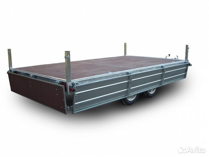 Лав 81013C 4.0 Бортовой двухосный прицеп