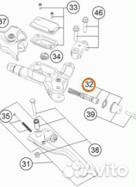 Ремкомплект главного цилиндра сцепле