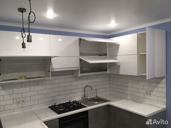 Кухонный гарнитур. Кухня с барной стойкой ксп:3153