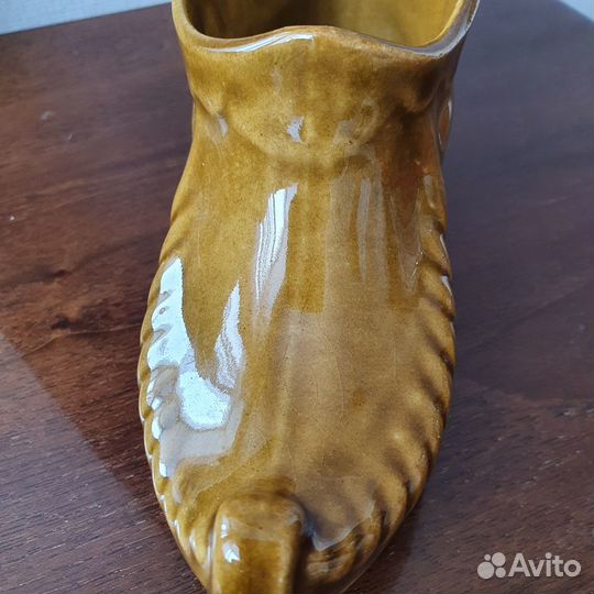 Керамика из СССР - сувенирная пепельница 