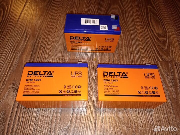 Аккумуляторная батарея Delta DTM 1207