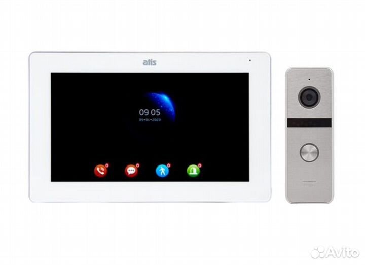 Комплект видеодомофонии для дома AD-770FHD/T White