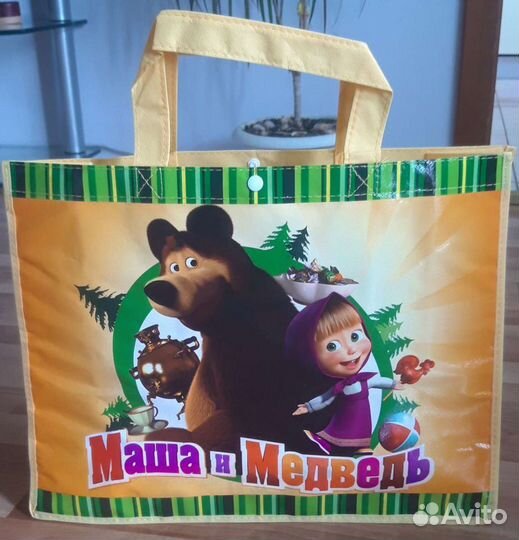 Сумка для игрушек и не только Маша Медведь